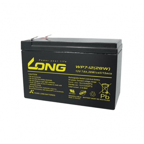 ẮC QUY KÍN KHÍ (VRLA AGM) LONG 12V-28W-15Min, WP7-12 (28W)