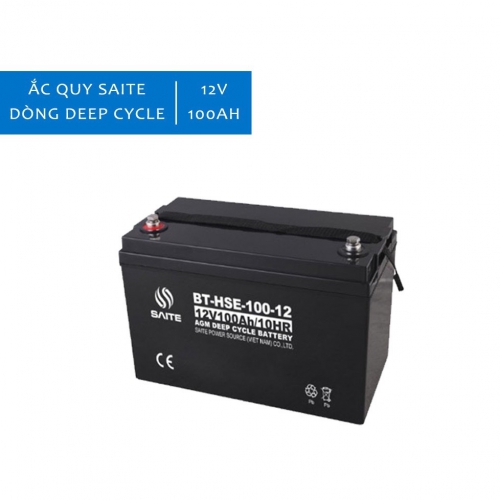 BÌNH ẮC QUY SAITE (DC AGM) 12V-100AH