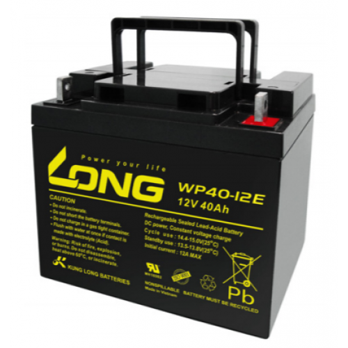 ẮC QUY KÍN KHÍ (VRLA AGM) LONG 12V-40Ah, (WP40-12E; WP40-12NE)