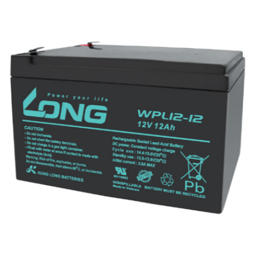 ẮC QUY KÍN KHÍ (VRLA AGM) LONG 12V-12Ah, WPL12-12