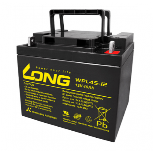 ẮC QUY KÍN KHÍ (VRLA AGM) LONG 12V-45Ah, (WPL45-12; WPL45-12N)